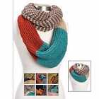 066369 Howards Jewelry Inc Scarf-infinity-stripe 780932568013