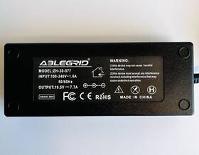 Ablegrid Zh-28-577 Ac Adapter 19.5v 7.7a 150w Power Supply Charger Cord