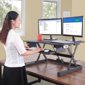 Apex C122a7997usa Electric Motorized Desk Riser Usb Port No Assembly