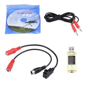 Asixxsix Asixx8fv0xeny1s Asixx Rc Simulator 22 In 1 Usb With Cables For Real Flight G7 /