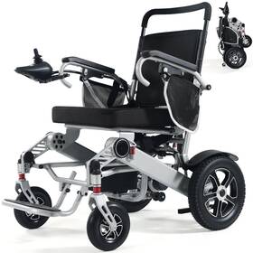 Balichun 313035649664 Lightweight Foldable Electric Wheelchair Compact Size Aviation Travel Approval