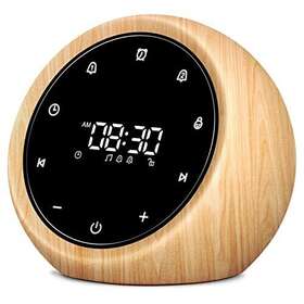 Bgoverss 975300800084 White Noise Machine With 2 Alarm Clock 20 Soothing Sounds
