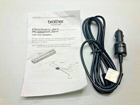 001503090 Brother 12v Car Adapter Plug Cord For Pocket Jet Or Rugged Vehicle Printers