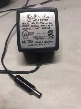 45-763 Calrad Ac Adapter 12v 830 Ma 15w Power Supply