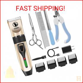 Ceenwes Km-809b Power Display Dog Clippers Cordless Grooming Kit Professional Horse