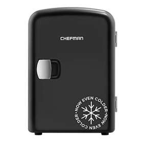 Chefman 816458025720 Mini Portable Personal Fridge Extra-cold Or Warm Compact Storage For