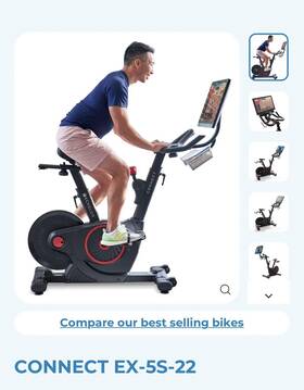 Ech01-ex5s Echelonfit Ex-5s-22 Echelon Smart Connect Exercise Fitness Bike