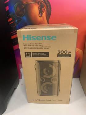 2.0ch Hisense 888143013282 Ultimate Wireless Outdoor/indoor Party Speaker With Subwoofer