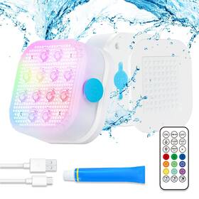 Xfd-h-pl-2p Homly Rechargeable Submersible Pool Lights With Remote Waterproof Underwater