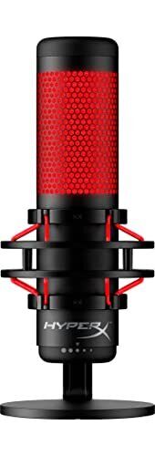 Hyperx 740617284300 Quadcast - Usb Condenser Gaming Microphone For Pc Ps4 Ps5 And Mac