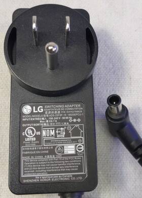 Ads-25fsf-19 Lg Genuine Monitor Charger Ac Adapter Power Supply 19v 1.3a 24.7w Black 27mp40w