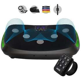 Lifepro 810090931500 Rumblex 4d Vibration Plate Exercise Machine Triple Motor Oscillation Blk