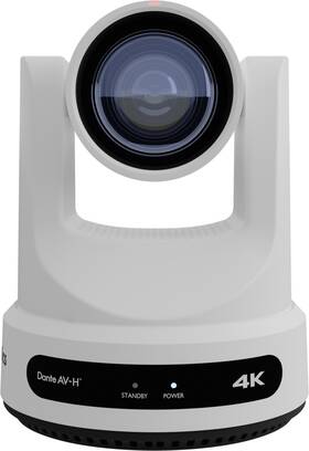 Pt12x-link-4k-wh Ptz Optics - Ptzoptics Link 4k Dante Av-h Ip Camera