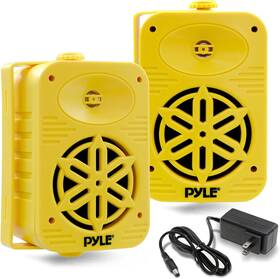 Pdwrbt56yl Pyle 842893141756 Pyleusa 500w 5.25 Inch Bluetooth Indoor Outdoor Dual Waterproof Speakers
