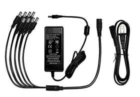 Real Hd 722390682344 Analog Cctv Security Camera Power Adapter With 8-way Splitter 12v 5a S