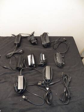Tw13j Samsung Lot Of 9 Genuine Oem Lcd Monitor Display Ac Adapter Power Supplies