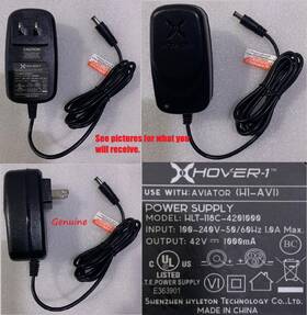 Hlt-118c-4201000 Scooter H1-avi Ac/dc Adapter Charger Aviator 42v Open Box Genuine