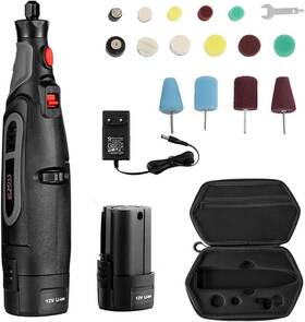 Sgcb Sggf176 20pcs Powerful Mini Detail Polisher Kit - Cordless Rotary Tool 12v Li-ion B