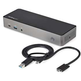 Dk31c3hdpd Startech Startech.com Usb-c And Usb-a Dock - Hybrid Universal Triple Monitor Laptop Docki