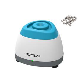 M1-blue Swdtlab 3500rpm Mini Vortex Mixer Touch Function Lab Paint Shaker Portable Mixe