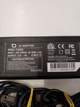 Flare8 Upbright Ac Adapter For Bumpboxx Portable Bluetooth Wireless Speaker Flare 8