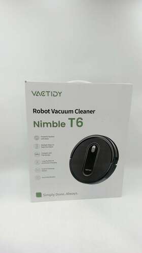 Vactidy 924843216197 T6 Robot Vacuum Slim Quiet Automatic Self-charging. No Remote