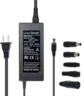 Wanhirus 711026404542 42v 2a Charger 5 Plugs Universal For 36v Lithium Battery Pack Dc 5.5 2.1 Wi