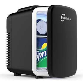 Wdemna 725764987847 Mini Fridge 4 Liter 6 Cans Skincare For Bedroom 110v Ac 12v Dc Portable