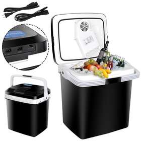 Zeny 313100250269 26l Ice Car Cooler Mini Thermoelectric 28 Quart Camping Refrigerator Bl