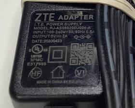 Rj-as050200u004-a Zte Wf720 5v Ac Adapter For At&t Wf721 Wf723 Home Phone Modem