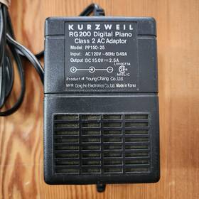 Zurzweil Rg200 Genuine Oem Kurzweil Digital Piano 15vdc Power Supply Cord Charger