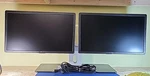 Dell 24" Flatscreen Displays E2414HT & Dual Monitor Stand MDS14 + Cords Mint!. Fixed Price $89.99.