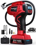 Keenpower Digital Cordless Tire Inflator Portable Air Compressor Automatic 16.... Fixed Price $120.00.