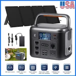 1500W Portable Power Station Explorer 1280WH Battery W/foldable Solar Panel Kits. Fixed Price $499.00.