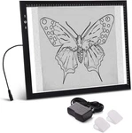 Hsk A3 Artist Tracing Light Box Copy Table, 12V1A Adapter Power Dimmerable 60.... Fixed Price $60.39.