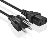 15-FT. Universal Pc Power Cord 3 Prong Cable Replacement For Compu.... Fixed Price $24.56.
