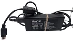 Genuine Sanyo (JS-12050-2C) 12V 5.0A Ac Adapter Power Supply Works Great. Fixed Price $17.00.