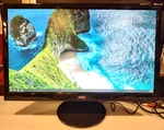 Aoc E2351F 23" Led Full Hd Monitor Dvi Vga + Cables. Fixed Price $40.00.