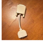 Dvi-i Dual Link Female To Vga/svga D-sub Adapter Cable 6IN White. Fixed Price $5.40.