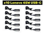 Lot X10 Lenovo 45W Usb-c Power Adapter Charger For Chromebook Laptop Etc Tested. Fixed Price $79.99.