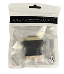 Dvi-i Dual Link To Vga/svga D-sub Female Right Angle Adapter Black. Fixed Price $5.50.