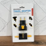 Kikkerland Universal Travel Adapter World Wide Us Uk Au Global Plug Converter. Fixed Price $8.49.