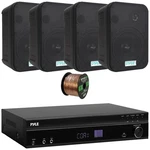 Pyle PT875BT Fm Bluetooth Audio Receiver, 4X 6.5'' 500W Indoor/outdoor Speakers. Fixed Price $340.49.
