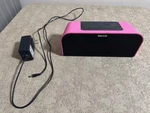 Used Klipsch KMC-1 Bluetooth Portable Speaker Pink W/ Charger Sn 106006613381028. Fixed Price $49.99.