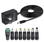 12V 1A Adapter Charger Replacement W/8 Tips, Regulated Power Supply Cord F.... Fixed Price $17.69.