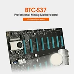 Us BTC-S37 Mining Motherboard Cpu Group Low Power Consume Cable Adapter. Fixed Price $149.00.