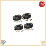 Ablegrid 4 Pack 100FT Bnc Video Power Cable Security Camera Wire Cord For. Fixed Price $41.80.