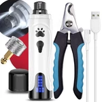 Yabife Dog Nail Trimmers And Clippers Kit, Whisper Quiet Electric Gr.... Fixed Price $39.76.