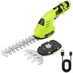 Snapfresh Cordless Hedge Trimmer & Grass Shears, 2-IN-1 7.2V Handheld Mini He.... Fixed Price $42.27.