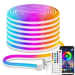 Inextstation 32.8FT Rgb Neon Led Strip Lights, 24V Waterproof Silicone Rope. Fixed Price $54.32.